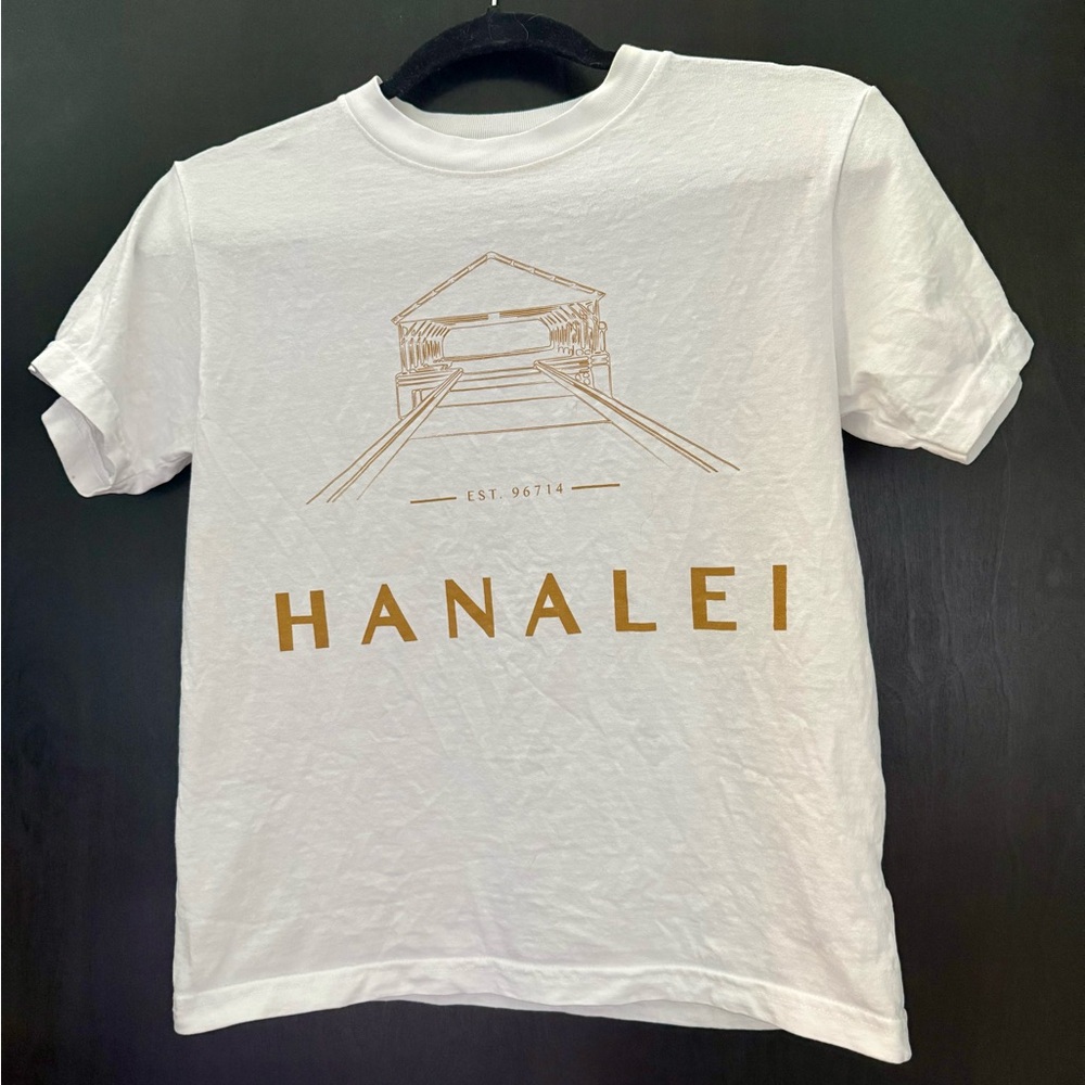 White Hanalei Graphic T-Shirt